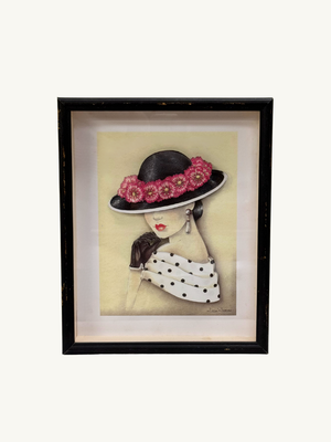 Framed paper art by Elena Olivera