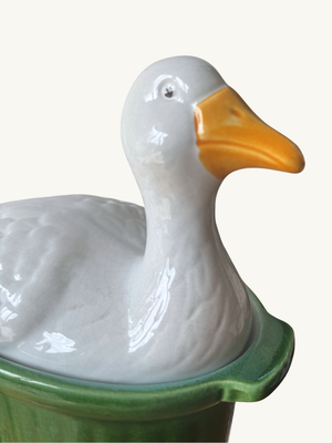 Ceramic duck dish