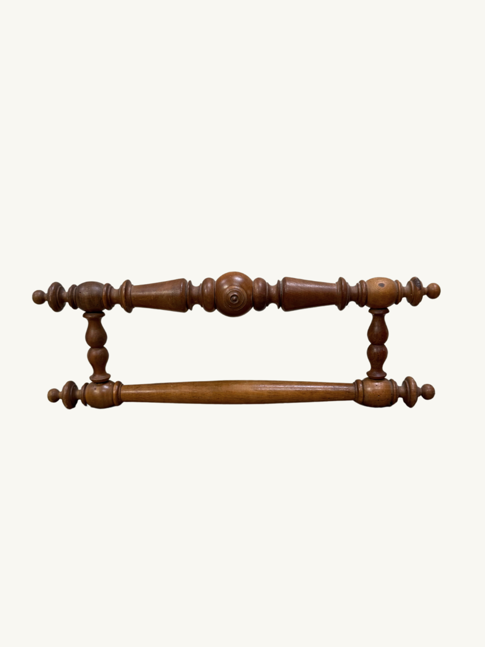Walnut towel holder