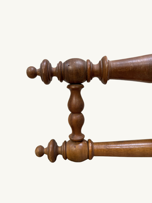 Walnut towel holder