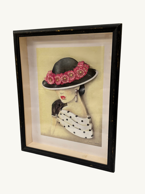 Framed paper art by Elena Olivera