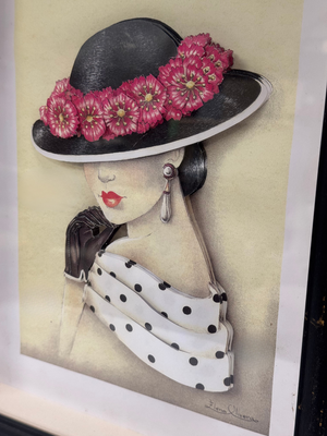 Framed paper art by Elena Olivera