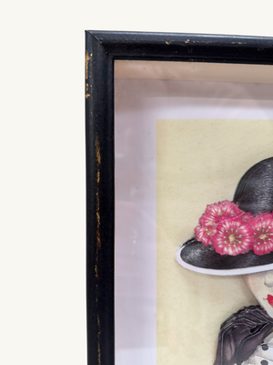 Framed paper art by Elena Olivera