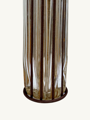 Ribbed vase