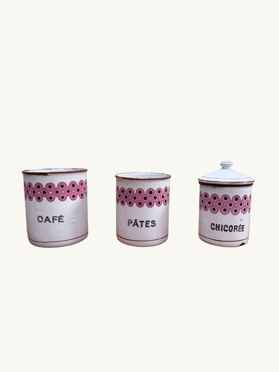 Enamel pots