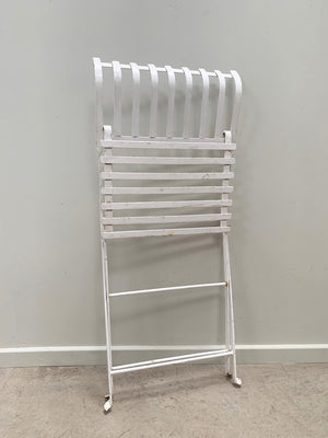 Set of 4 folding garden chairs
