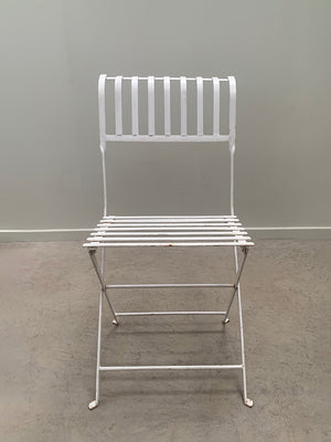 Set of 4 folding garden chairs