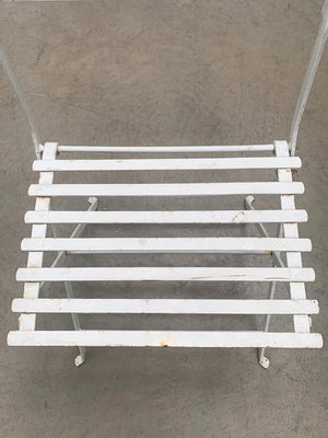 Set of 4 folding garden chairs