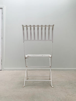 Set of 4 folding garden chairs