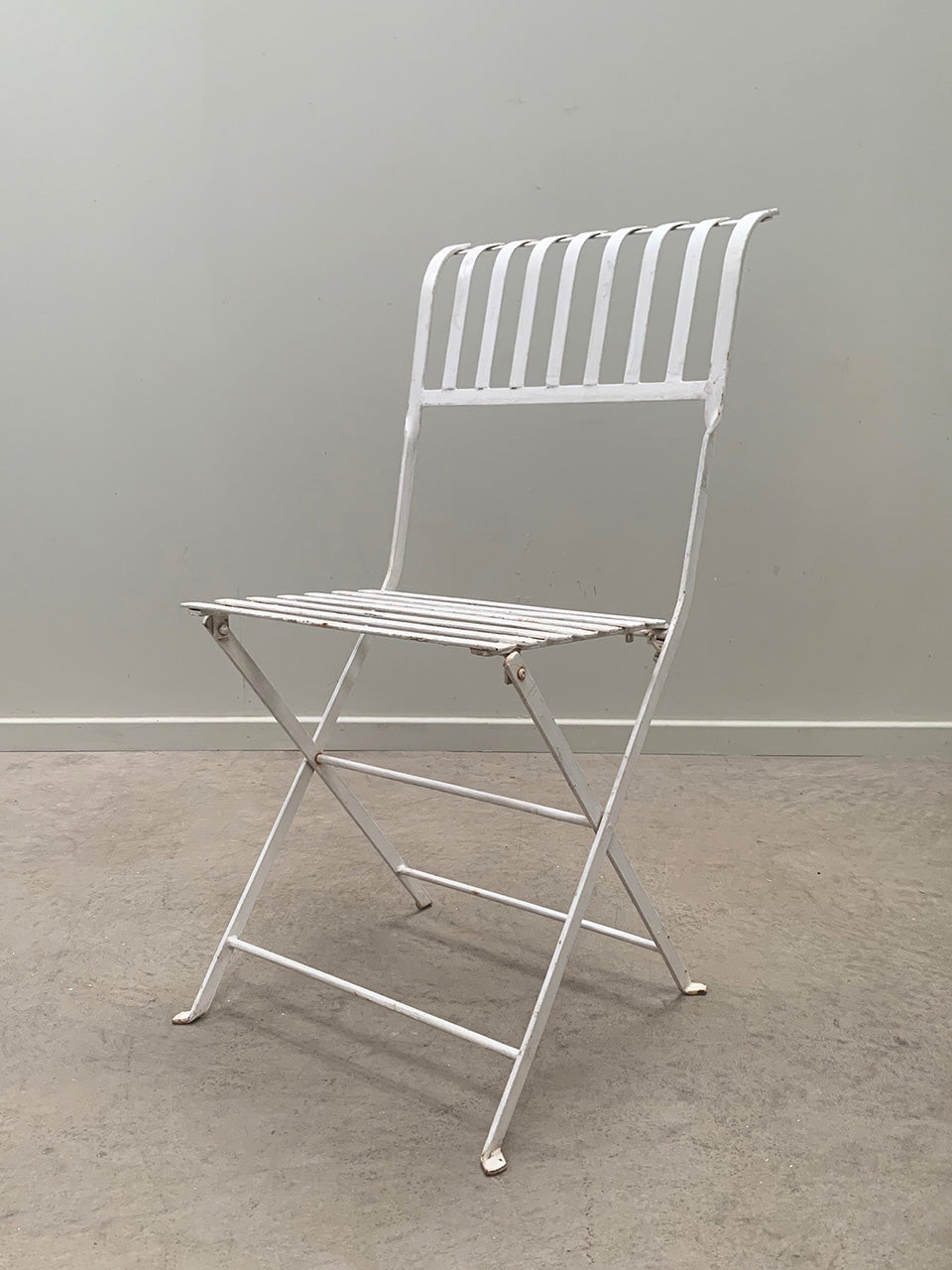 Set of 4 folding garden chairs