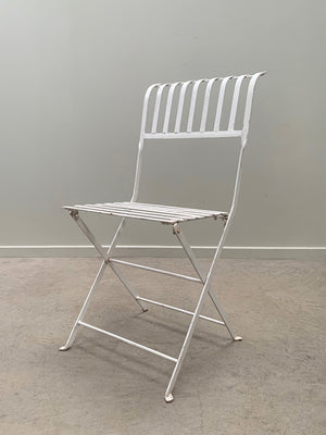 Set of 4 folding garden chairs