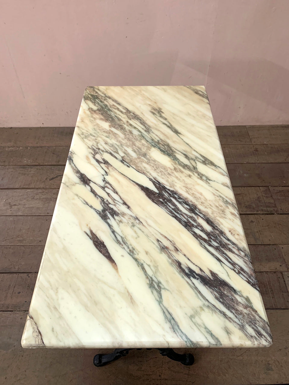 Marble top bistro table