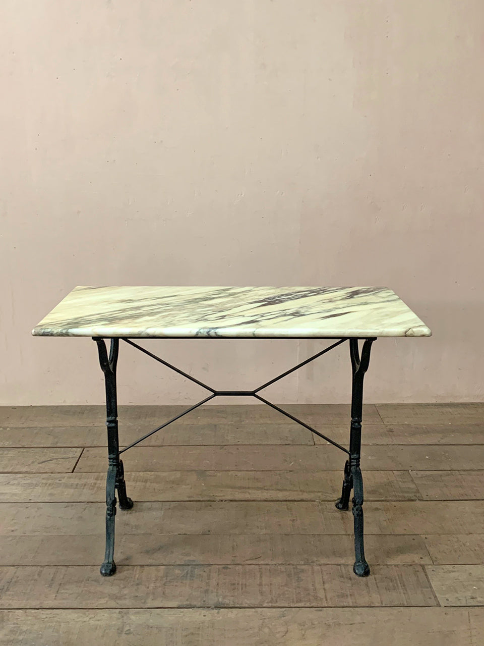 Marble top bistro table