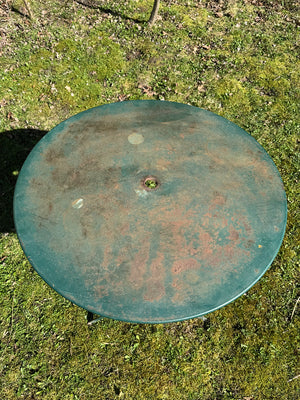 Forest green garden table