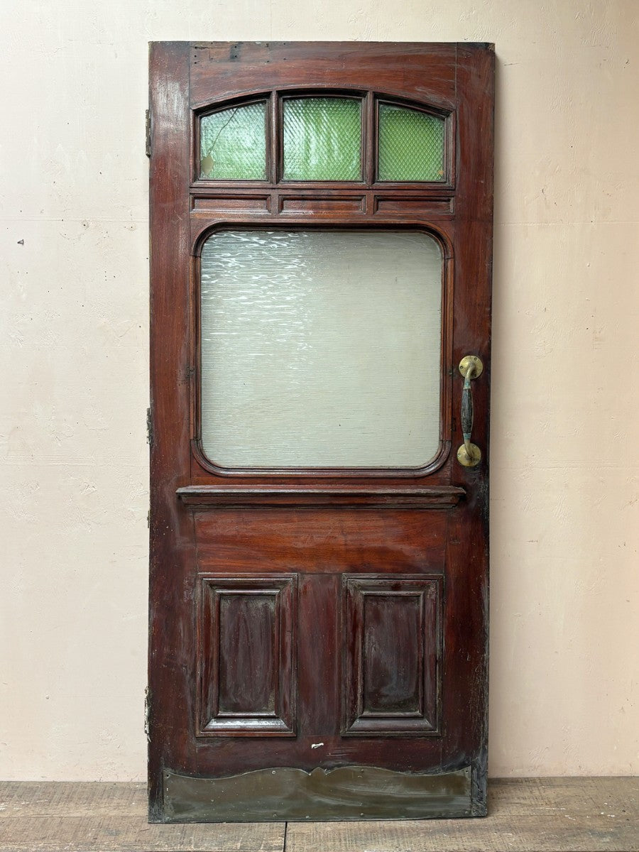 Mahogany pub door