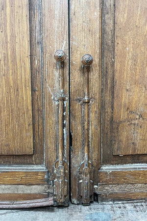 19th century painted oak doors