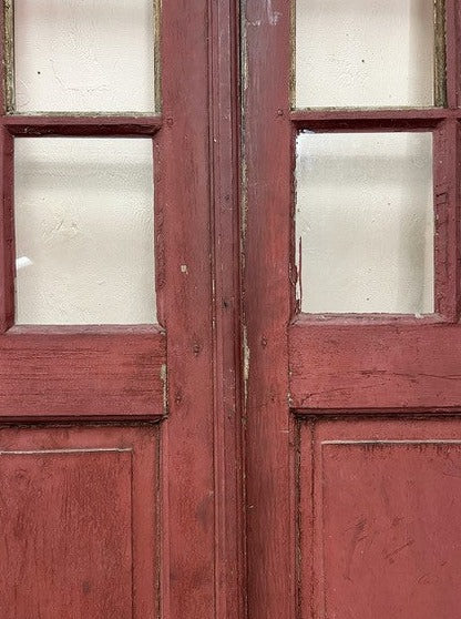 19th century painted oak doors