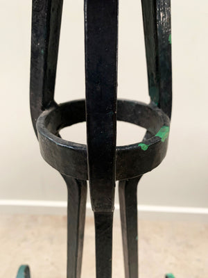 Pair of tall 1930's plant stands