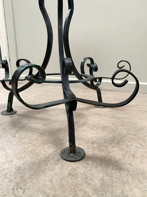 Pair of tall 1930's plant stands