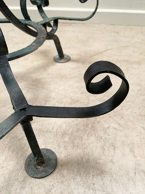 Pair of tall 1930's plant stands