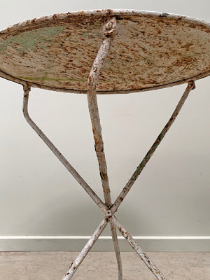 1920's round bistro table