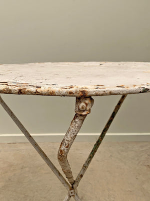 1920's round bistro table