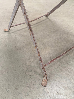 Set of 4 rustic garden chairs