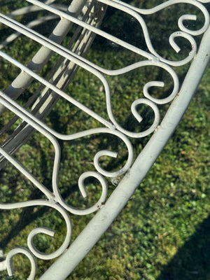 Glass top garden table and 10 chairs (Reserved)