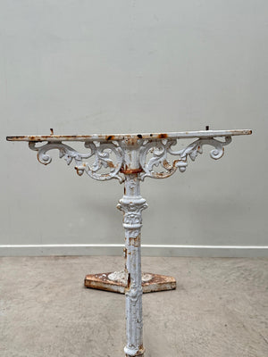 Cast iron bistro table base