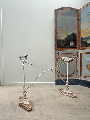 Cast iron bistro table base
