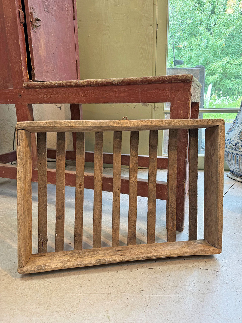 Wooden trug