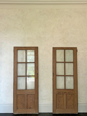 Victorian glazed doors (pair)