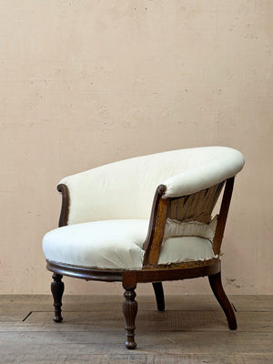 1840's tub armchair (inc. finishing the upholstery)