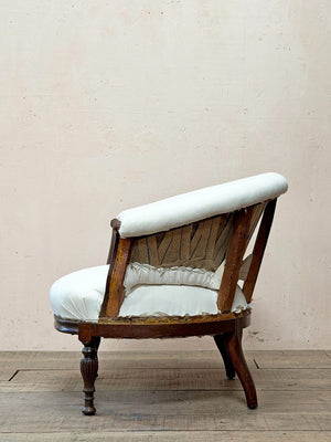 1840's tub armchair (inc. finishing the upholstery)