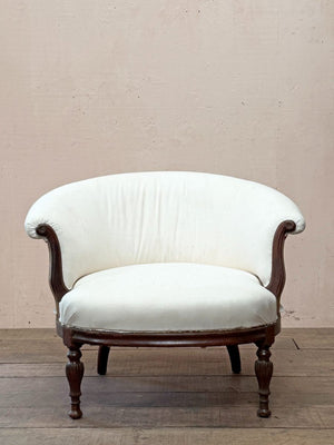 1840's tub armchair (inc. finishing the upholstery)