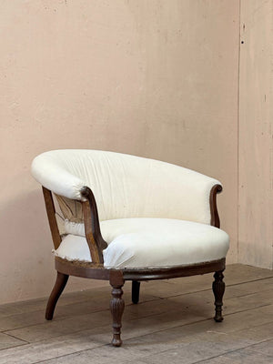 1840's tub armchair (inc. finishing the upholstery)