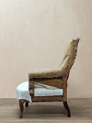 Slim 1840's armchair 'as is'