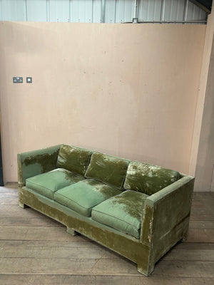 20th century American sofa (inc. restoration and re-upholstery, ex. fabric) (Reserved)