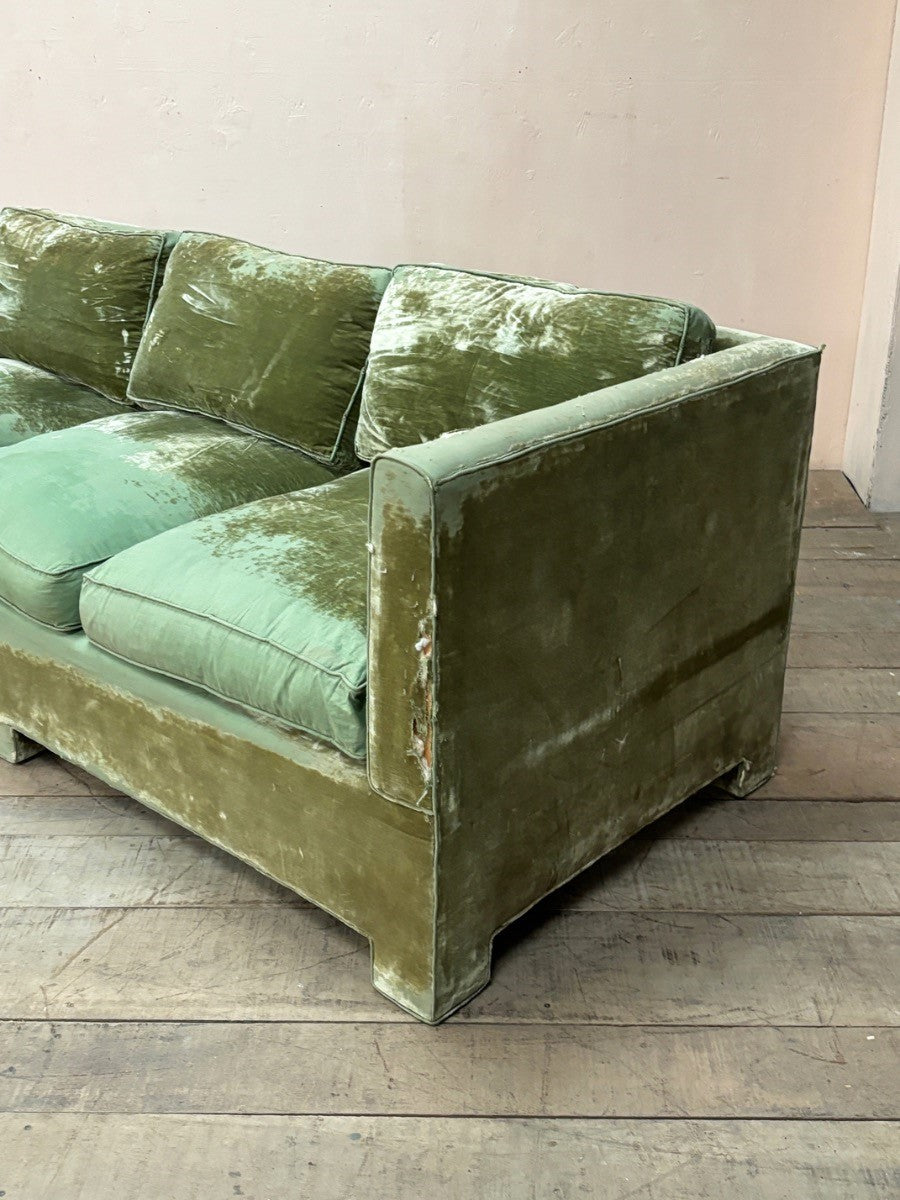 20th century American sofa (inc. restoration and re-upholstery, ex. fabric) (Reserved)