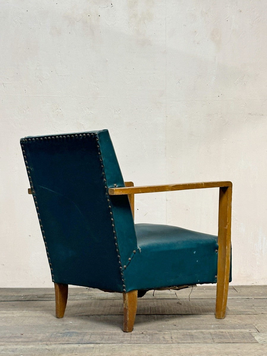 Art Deco armchair for re-upholstery 'as is'