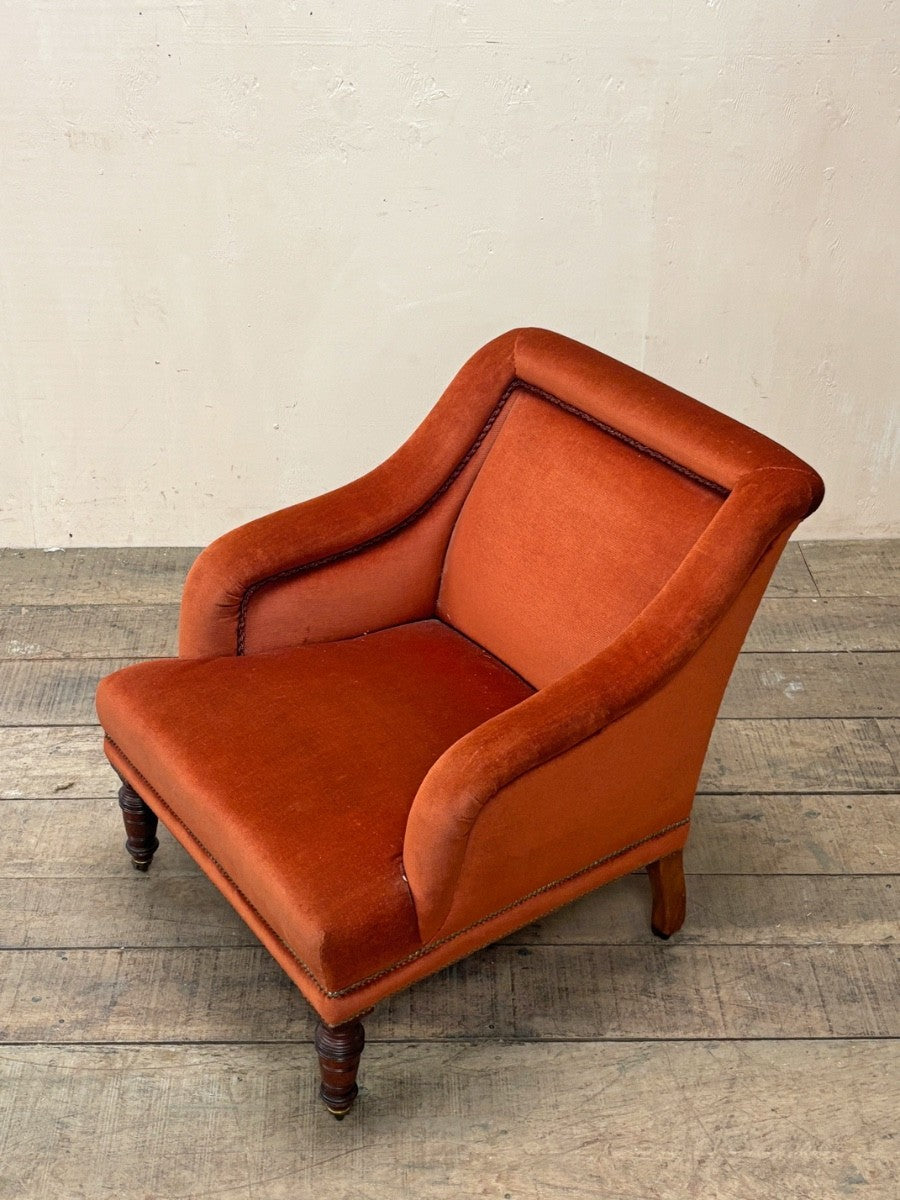 Burnt orange armchair (Reserved)