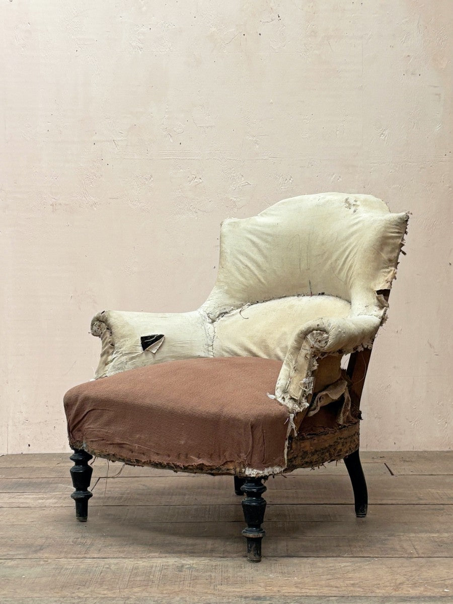Chapeau de gendarme armchair for re-upholstery 'as is'