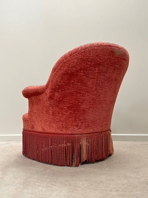 Napoleon III crapaud armchair 'as is'
