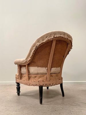 Crapaud armchair for re-upholstery 'as is' (Reserved)