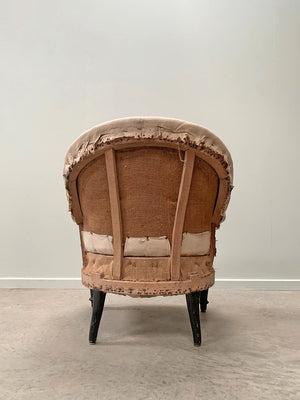 Crapaud armchair for re-upholstery 'as is' (Reserved)