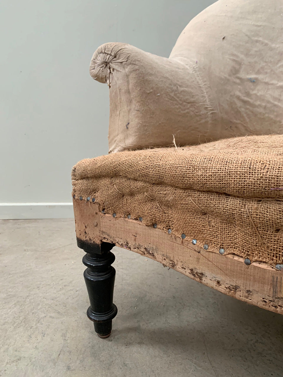 Crapaud armchair for re-upholstery 'as is' (Reserved)