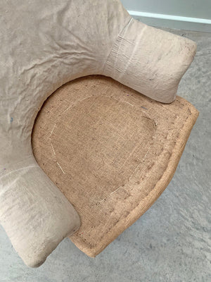Crapaud armchair for re-upholstery 'as is' (Reserved)