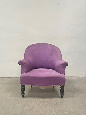 Crapaud armchair for re-upholstery 'as is'