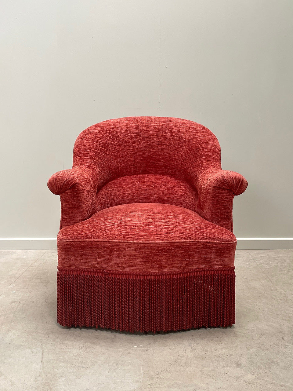 Napoleon III crapaud armchair 'as is'