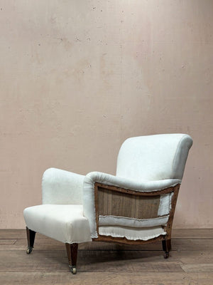 Deep seated English armchair